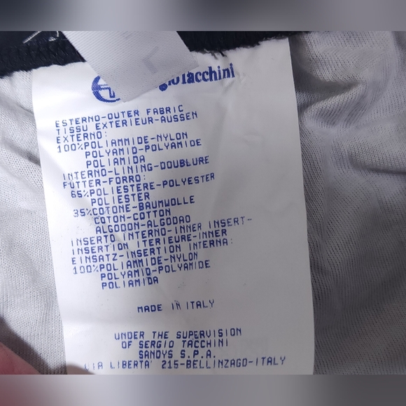 VTG NWT Sergio Tacchini Goran Ivanisevic Track / Warm-Up Suit Men's Large Black - Picture 8 of 16